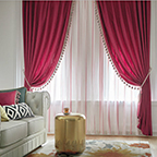 COROLLEのカーテン見本